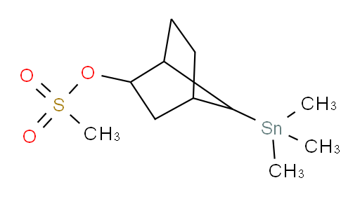 7-(trimethylstannyl)bicyclo[2.2.1]heptan-2-yl methanesulfonate