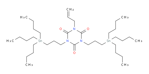 1-allyl-3,5-bis(3-(tributylstannyl)propyl)-1,3,5-triazinane-2,4,6-trione