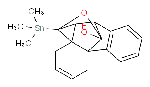 5-(trimethylstannyl)-4,5,6a,7-tetrahydro-1H-4a,5,7-(epimethanetriyl)indeno[2,1-c]isobenzofuran-6a-ol