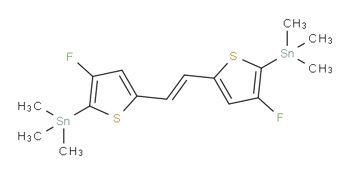 (E)-1,2-bis(4-fluoro-5-(trimethylstannyl)thiophen-2-yl)ethene