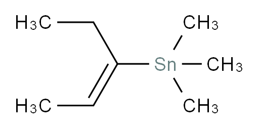(E)-trimethyl(pent-2-en-3-yl)stannane