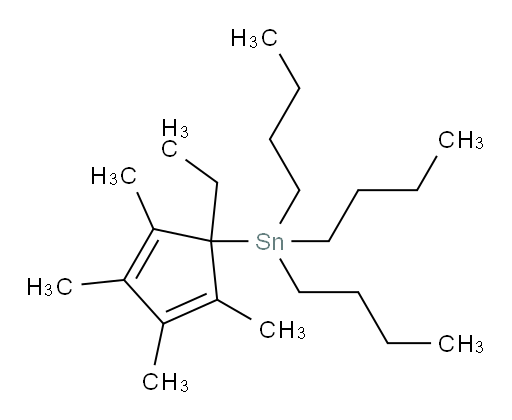 tributyl(1-ethyl-2,3,4,5-tetramethylcyclopenta-2,4-dien-1-yl)stannane
