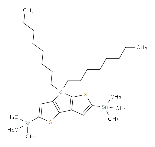 4,4-dioctyl-2,6-bis(trimethylstannyl)-4H-silolo[2,3-b:4,5-b']dithiophene