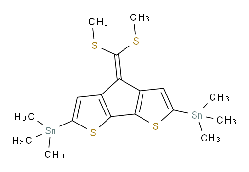(4-(bis(methylthio)methylene)-4H-cyclopenta[1,2-b:5,4-b']dithiophene-2,6-diyl)bis(trimethylstannane)