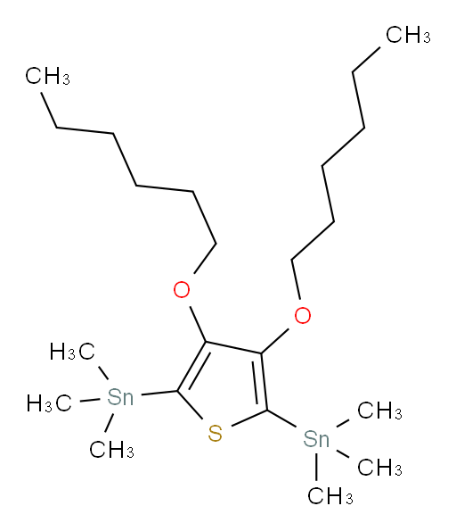 (3,4-bis(hexyloxy)thiophene-2,5-diyl)bis(trimethylstannane)