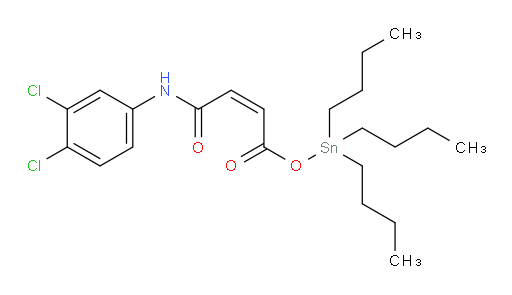 (Z)-三丁基锡基 4-((3,4-二氯苯基)氨基)-4-氧代丁-2-烯酸酯