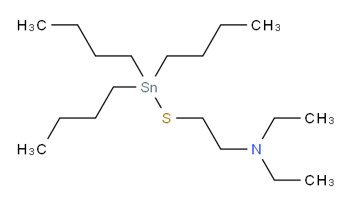 N,N-diethyl-2-((tributylstannyl)thio)ethanamine