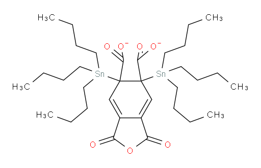 1,3-dioxo-5,6-bis(tributylstannyl)-1,3,5,6-tetrahydroisobenzofuran-5,6-dicarboxylate