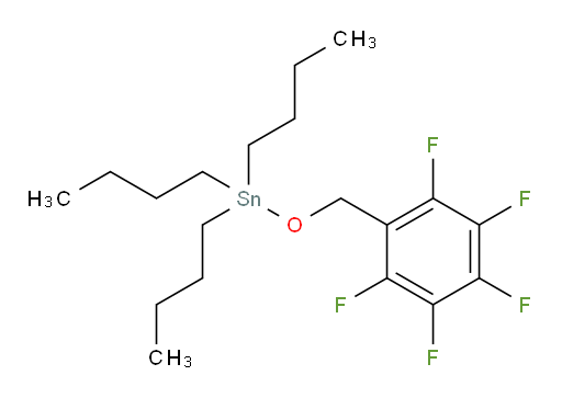 tributyl((perfluorophenyl)methoxy)stannane