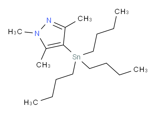 1,3,5-Trimethyl-4-(tributylstannyl)-1H-pyrazole