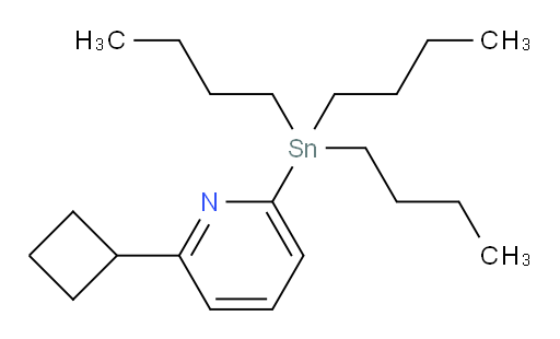 2-cyclobutyl-6-(tributylstannyl)pyridine