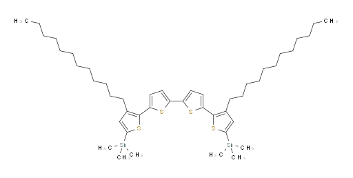 (3,3'''-二十二烷基-[2,2':5',2'':5'',2'''-qua三联噻吩]-5,5'''-二基)双(三甲基锡烷)