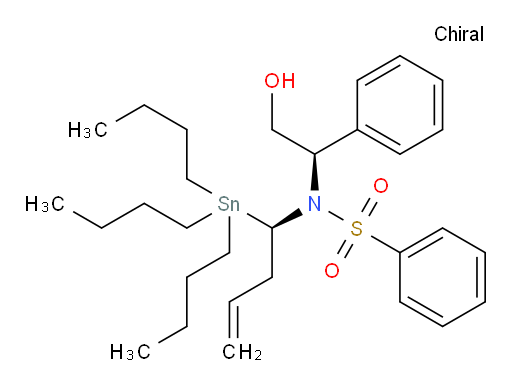 N-((R)-2-羟基-1-苯基乙基)-N-((R)-1-(三丁基锡基)丁-3-烯-1-基)苯磺酰胺