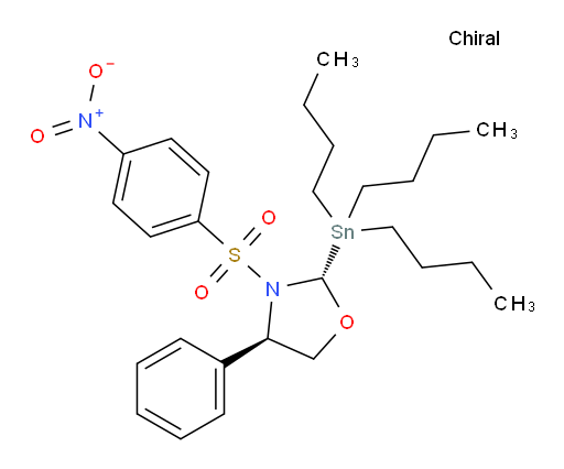 (2S,4R)-3-((4-nitrophenyl)sulfonyl)-4-phenyl-2-(tributylstannyl)oxazolidine