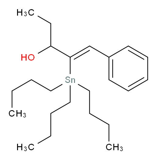 (Z)-1-phenyl-2-(tributylstannyl)pent-1-en-3-ol