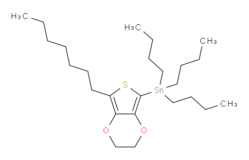 tributyl(7-heptyl-2,3-dihydrothieno[3,4-b][1,4]dioxin-5-yl)stannane