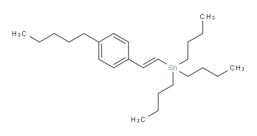 (E)-tributyl(4-pentylstyryl)stannane
