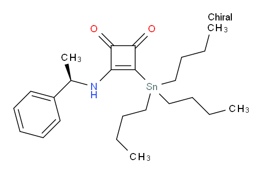 (R)-3-((1-phenylethyl)amino)-4-(tributylstannyl)cyclobut-3-ene-1,2-dione
