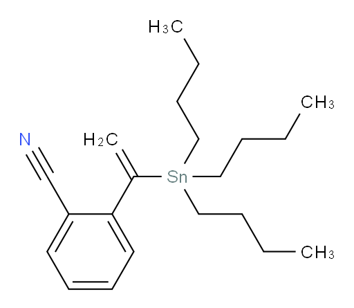2-(1-(tributylstannyl)vinyl)benzonitrile