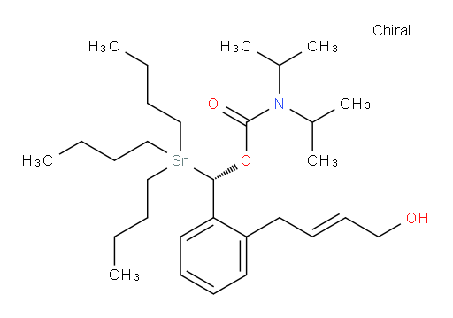 (S,E)-(2-(4-hydroxybut-2-en-1-yl)phenyl)(tributylstannyl)methyl diisopropylcarbamate