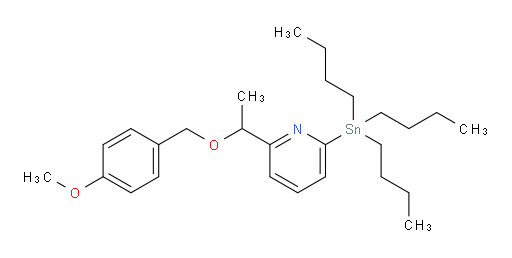 2-(1-((4-methoxybenzyl)oxy)ethyl)-6-(tributylstannyl)pyridine