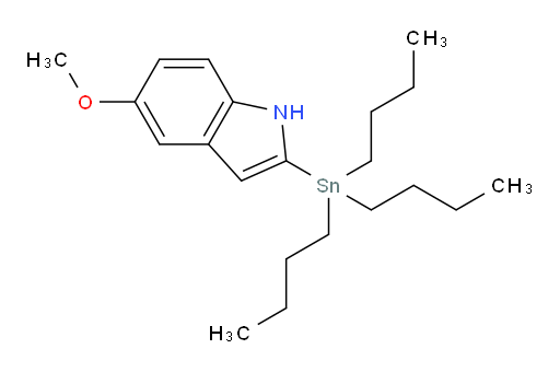 5-methoxy-2-(tributylstannyl)-1H-indole