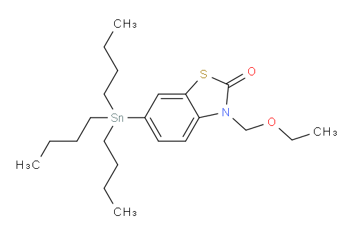 3-(ethoxymethyl)-6-(tributylstannyl)benzo[d]thiazol-2(3H)-one
