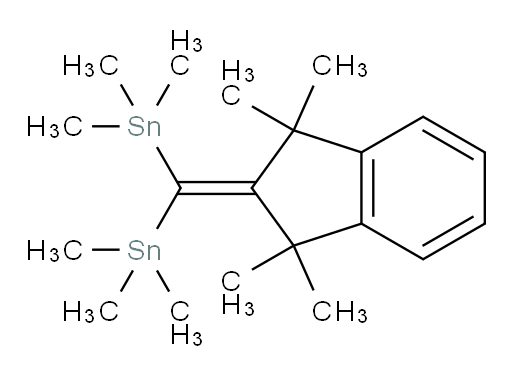 ((1,1,3,3-tetramethyl-1H-inden-2(3H)-ylidene)methylene)bis(trimethylstannane)