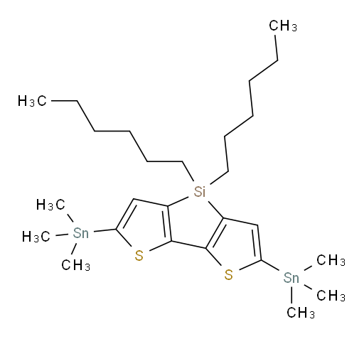 4,4-dihexyl-2,6-bis(trimethylstannyl)-4H-silolo[3,2-b:4,5-b']dithiophene