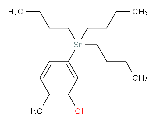 (2E,4Z)-3-(tributylstannyl)hepta-2,4-dien-1-ol