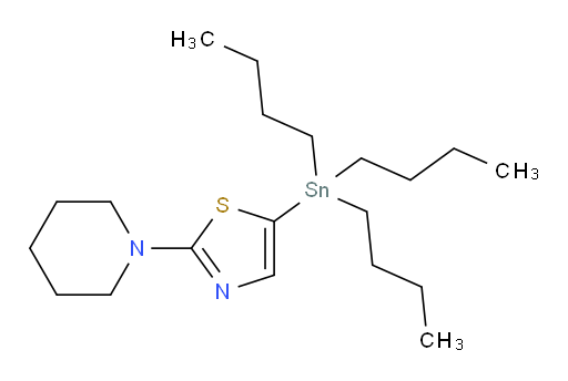 2-(piperidin-1-yl)-5-(tributylstannyl)thiazole