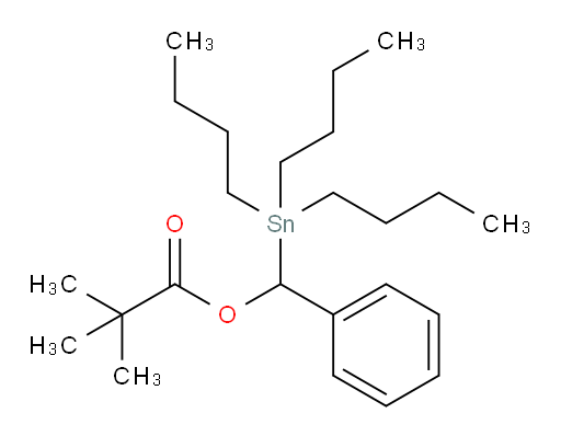 phenyl(tributylstannyl)methyl pivalate