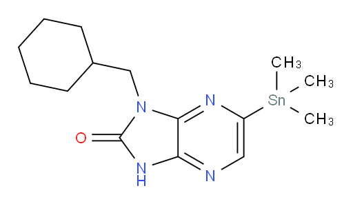 1-(cyclohexylmethyl)-6-(trimethylstannyl)-1H-imidazo[4,5-b]pyrazin-2(3H)-one