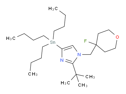 2-(叔丁基)-1-((4-氟四氢-2H-吡喃-4-基)甲基)-4-(三丁基锡基)-1H-咪唑