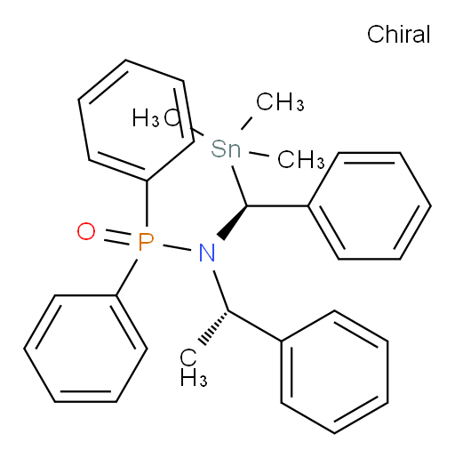 P,P-diphenyl-N-((S)-phenyl(trimethylstannyl)methyl)-N-((S)-1-phenylethyl)phosphinic amide