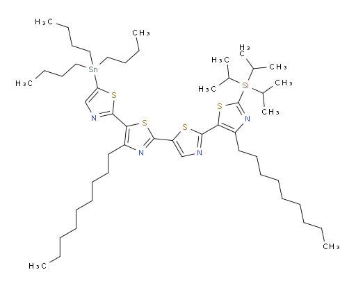 4',4'''-dinonyl-5-(tributylstannyl)-2'''-(triisopropylsilyl)-2,5':2',5'':2'',5'''-quaterthiazole