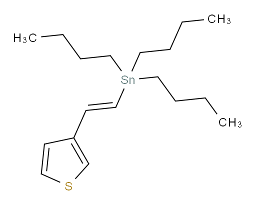 (E)-tributyl(2-(thiophen-3-yl)vinyl)stannane