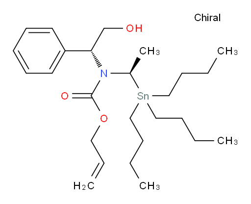 allyl ((R)-2-hydroxy-1-phenylethyl)((R)-1-(tributylstannyl)ethyl)carbamate