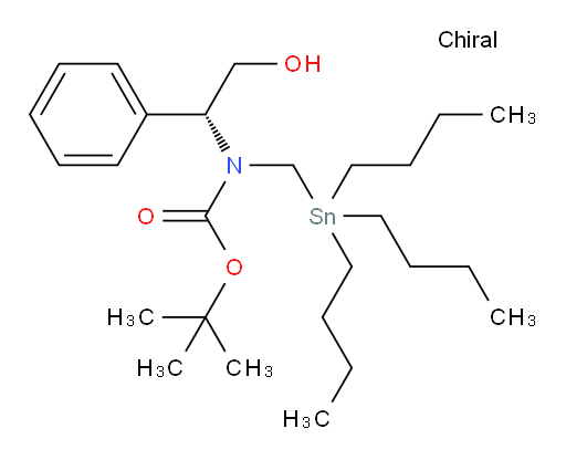 (R)-叔丁基 (2-羟基-1-苯基乙基)((三丁基锡基)甲基)氨基甲酸酯