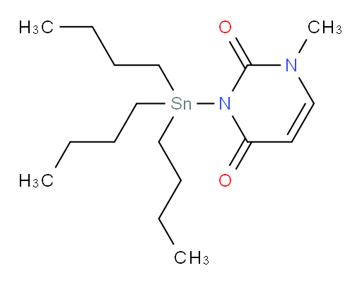 1-methyl-3-(tributylstannyl)pyrimidine-2,4(1H,3H)-dione