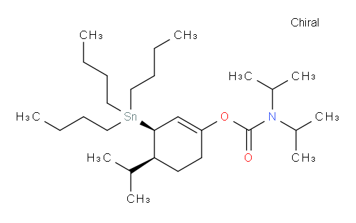 (3R,4S)-4-isopropyl-3-(tributylstannyl)cyclohex-1-en-1-yl diisopropylcarbamate
