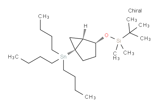 tert-butyldimethyl(((1S,2R,5R)-5-(tributylstannyl)bicyclo[3.1.0]hexan-2-yl)oxy)silane