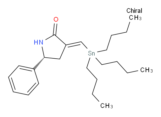 (R,E)-5-phenyl-3-((tributylstannyl)methylene)pyrrolidin-2-one