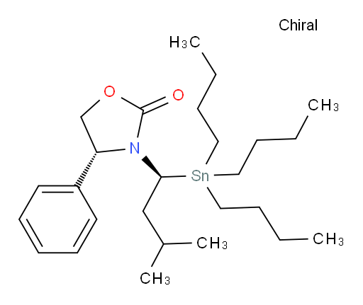(R)-3-((S)-3-methyl-1-(tributylstannyl)butyl)-4-phenyloxazolidin-2-one