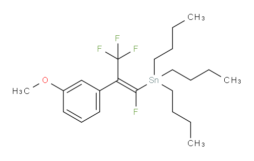 (Z)-tributyl(1,3,3,3-tetrafluoro-2-(3-methoxyphenyl)prop-1-en-1-yl)stannane