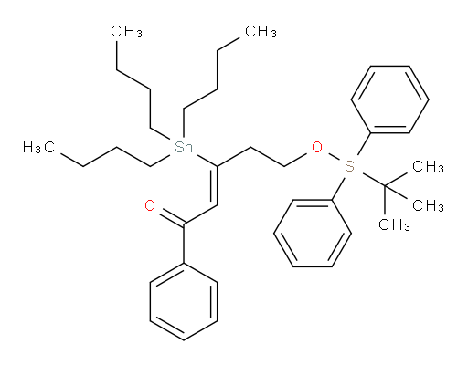 (Z)-5-((tert-butyldiphenylsilyl)oxy)-1-phenyl-3-(tributylstannyl)pent-2-en-1-one