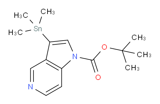 tert-butyl 3-(trimethylstannyl)-1H-pyrrolo[3,2-c]pyridine-1-carboxylate