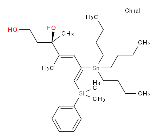 (R,4E,6Z)-7-(dimethyl(phenyl)silyl)-3,4-dimethyl-6-(tributylstannyl)hepta-4,6-diene-1,3-diol