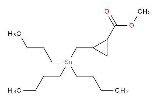 methyl 2-((tributylstannyl)methyl)cyclopropanecarboxylate