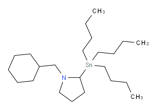 1-(cyclohexylmethyl)-2-(tributylstannyl)pyrrolidine